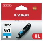 Canon originálna náplň CLI-551C XL 6444B001 cyan (azúrová) 11 ml