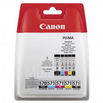 Canon originálna sada náplní PGI-570/CLI571 PGBK+CMYK 0372C004